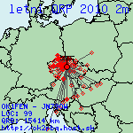 mapa 144 MHz