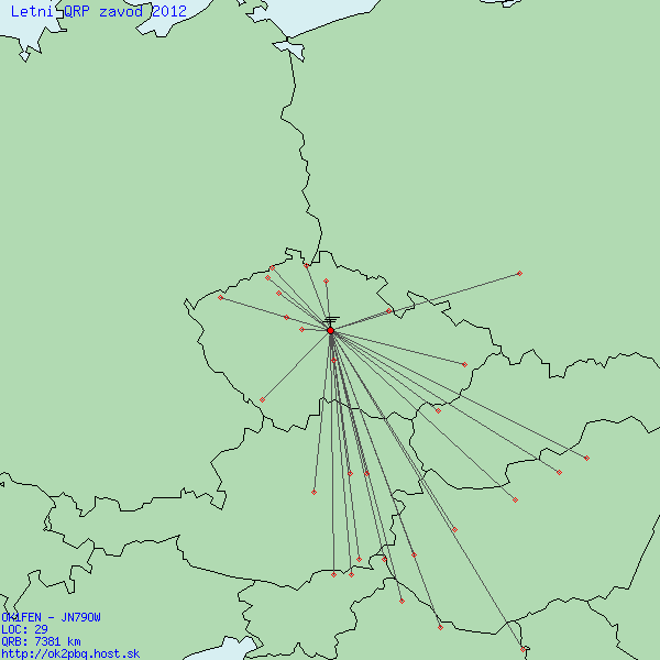 mapa spojení 2m