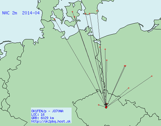 mapa spojení 2m