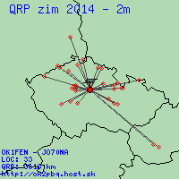 mapa spojení 2 m